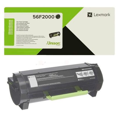 Original Lexmark 56F2000 056F2000 Toner schwarz