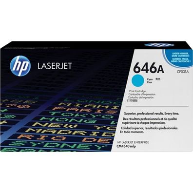 Original HP 646A CF031A Toner cyan