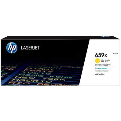 Original HP 659X W2012X Toner gelb