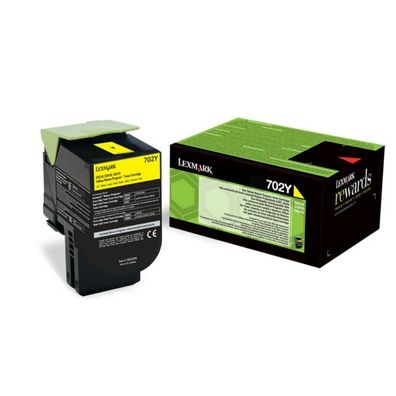 Original Lexmark 702Y 70C20Y0 Toner gelb