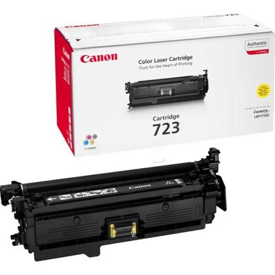 Original Canon 723 2641B002 Toner gelb