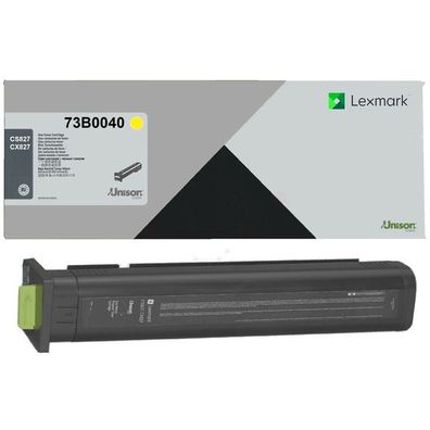 Original Lexmark 73B0040 073B0040 Toner gelb