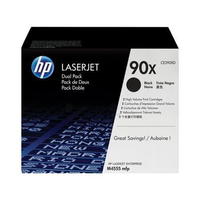 Original HP 90X CE390XD Toner Doppelpack schwarz 2 Stück