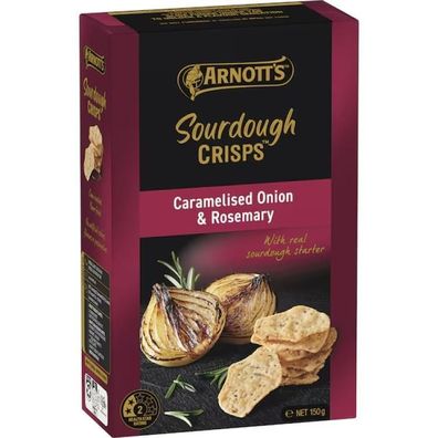 Arnott's Caramalised Onion & Rosemary Cracker [MHD: 01.07.2025] 150 g