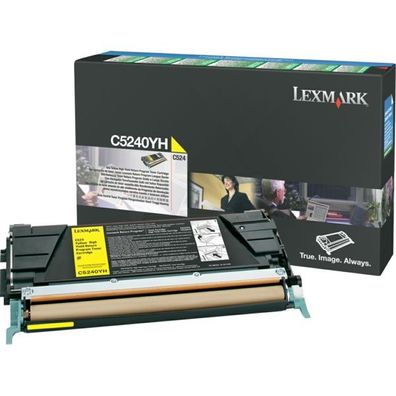 Original Lexmark C5240YH 0C5240YH Toner gelb