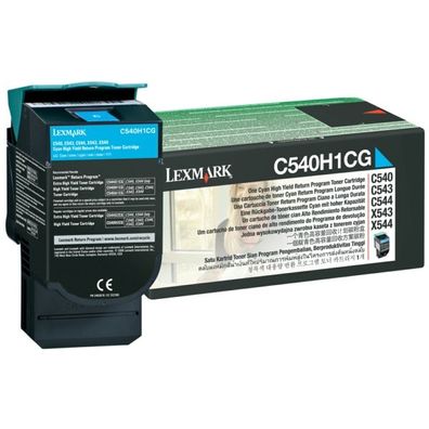 Original Lexmark C540H1CG 0C540H1CG Toner cyan