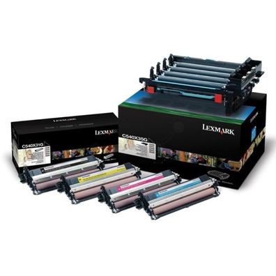 Original Lexmark C540X74G 0C540X74G Trommel Sparset schwarz cyan magenta gelb 4 Stüc