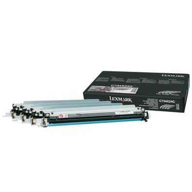 Original Lexmark C734X24G 0C734X24G Trommel Sparset schwarz cyan magenta gelb 4 Stüc