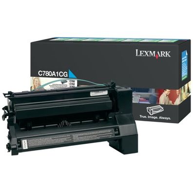 Original Lexmark C780A1CG 0C780A1CG Toner cyan