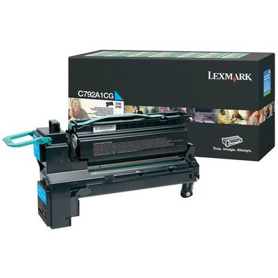 Original Lexmark C792A1CG 0C792A1CG Toner cyan