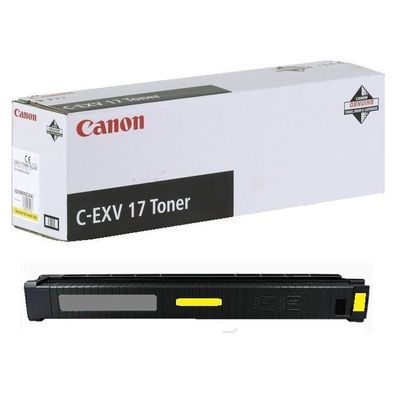 Original Canon C-EXV 17 0259B002 Toner gelb
