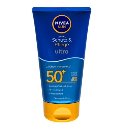 Nivea/SPF50+ Ultra "Schutz&Pflege" 150ml/Sonnenschutz/Sonnencreme