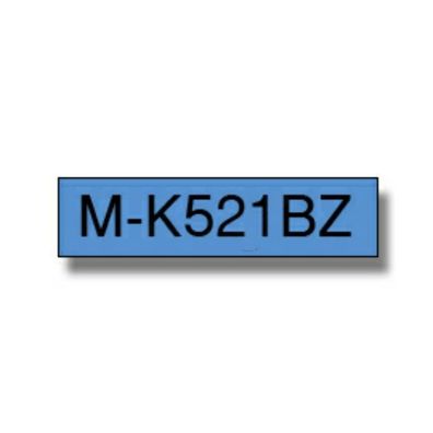 Original Brother MK-521BZ Schriftband schwarz auf blau 9mm x 8m