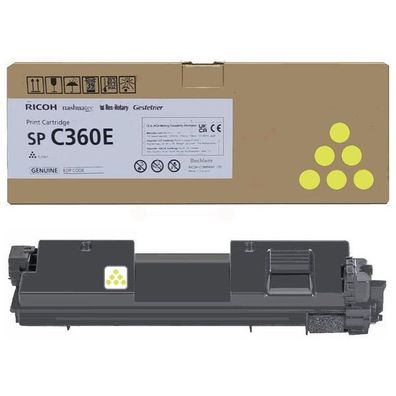 Original Ricoh SPC360E 408191 Toner gelb