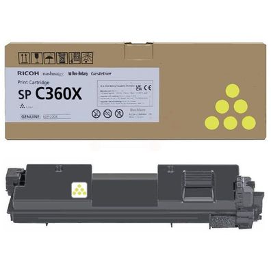 Original Ricoh SPC360X 408253 Toner gelb
