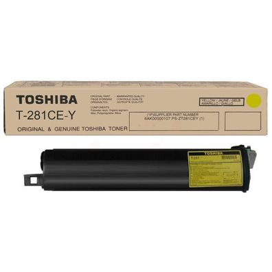 Original Toshiba T-281CE-Y 6AK00000107 6AK00000843 Toner gelb