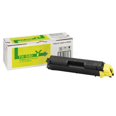 Original Kyocera TK-580Y 1T02KTANL0 Toner gelb