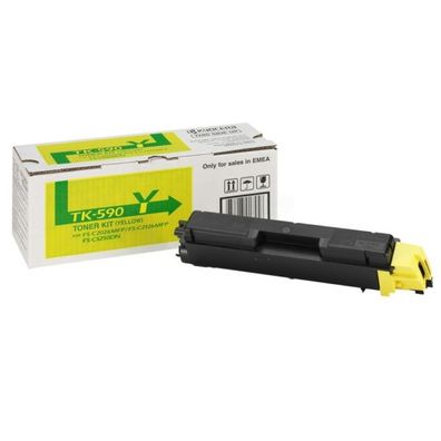 Original Kyocera TK-590Y 1T02KVANL0 Toner gelb