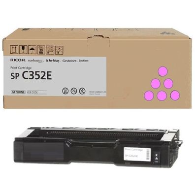 Original Ricoh TYPE SP 352 E 407385 408217 Toner magenta
