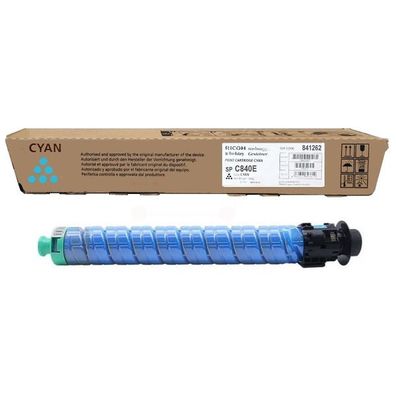 Original Ricoh TYPE SP C 840 A 821262 Toner cyan