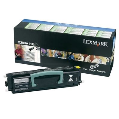 Original Lexmark X203A11G 0X203A11G Toner schwarz