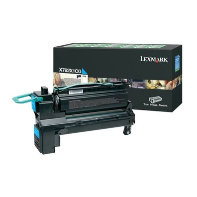 Original Lexmark X792X1CG 0X792X1CG Toner cyan