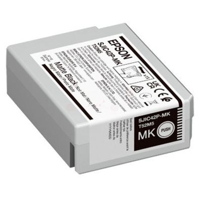 Original Epson S-JIC42P-MK T52M5 C13T52M540 Tinte matt schwarz