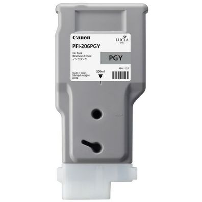 Original Canon PFI-206PGY 5313B001 Tinte photo grau