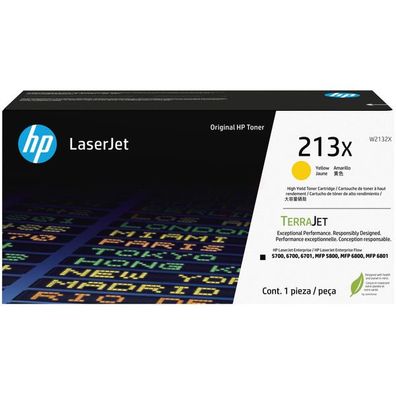 Original HP 213X W2132X Toner gelb