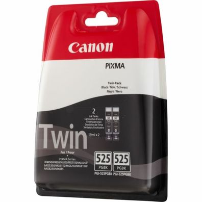 Original Canon PGI-525PGBK 4529B017 Tinten Doppelpack schwarz 2 Stück