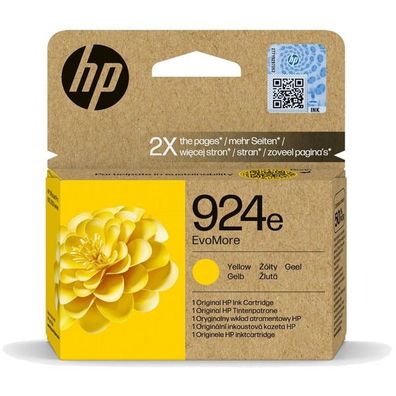 Original HP 924e 4K0U9NE Tinte gelb