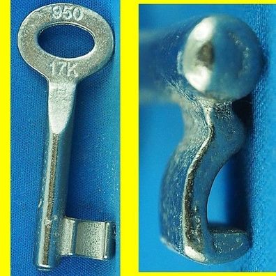 Börkey 950 Einsteckschloss Schlüssel System Pegau / Weissensee Profil 17K