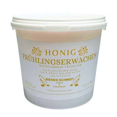 2,5 kg Eimer lebensmittelecht Original Deutscher Honig Sommerblütenhonig
