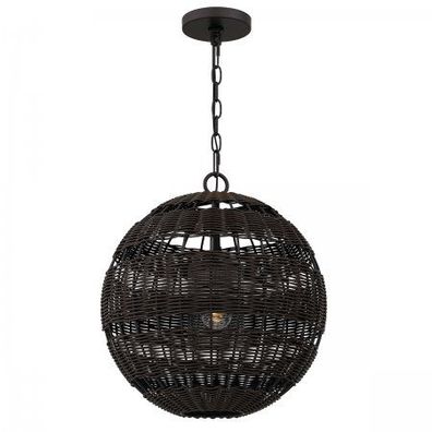 Elstead Lighting Lindendale Pendelleuchte 1-lammig Western Bronze 405mm