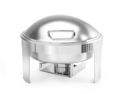 Hendi Chafing Dish ist satiniert mit 6 Liter und Deckel aus Edelstahl