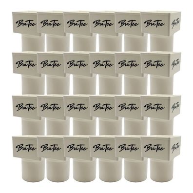BraTee Getränkehalter 24er-Set – Großpackung stylischer Halter mit Logo für Eve