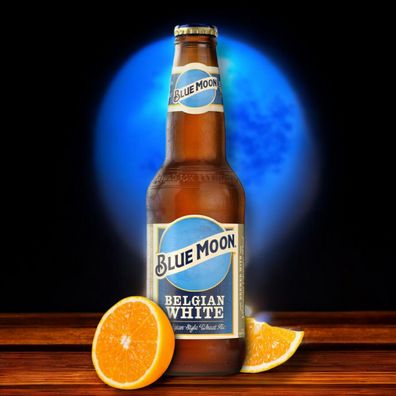 Blue Moon Molson Coors Craft Beer 12 x 330ml unfiltrierter Biergenuss