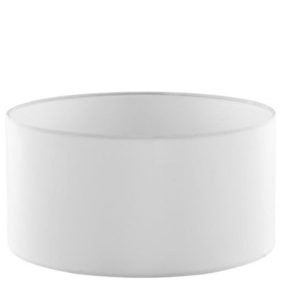 Fink LOSONE, Lampenschirm, Innen PVC - außen Polyester, weiß, H. 18 cm, D. 35 cm