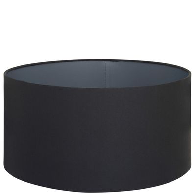 Fink LOSONE, Lampenschirm, schwarz, silber, L. 35 cm, B. 18 cm Breite: 17.50 cm
