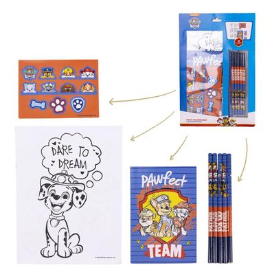 PAW Patrol Schreibwaren-Set Ausmalbares Kreativset für Kinder