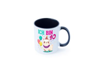 10. Geburtstag | 10 Jahre | Lama | Alpaka Tasse - Geschenk