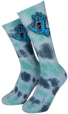 Santa Cruz Screaming Hand Tie Dye Sock SCM-A1916