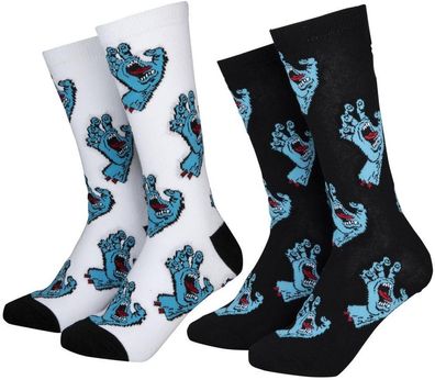 Santa Cruz Youth Multi Hand Sock (2 Pack) SCY-A2613