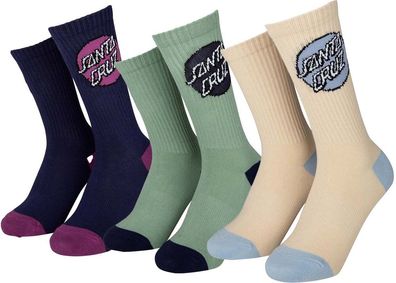 Santa Cruz Damen Pop Dot Socks (3 Pack) SCW-A1194
