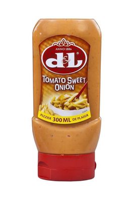 D&L Tomato Sweet Onion Sauce 300ml Squeeze fruchtige Sauce aus Tomaten & Zwiebeln