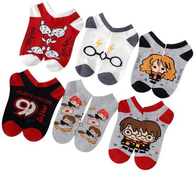 Harry Potter Socken 6er Set - Sneaker - Unisex - 36-44