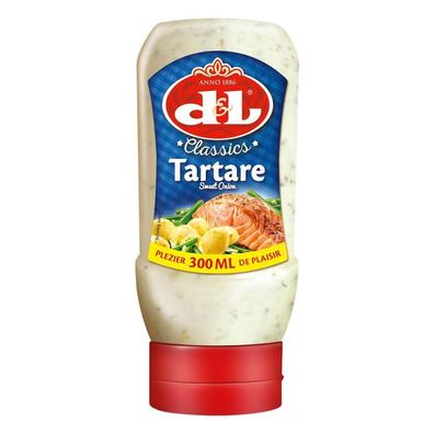 D&L Tartare Sweet Onion Sauce 3x 300ml Squeeze cremig-würzige Sauce zu Fischgerichten