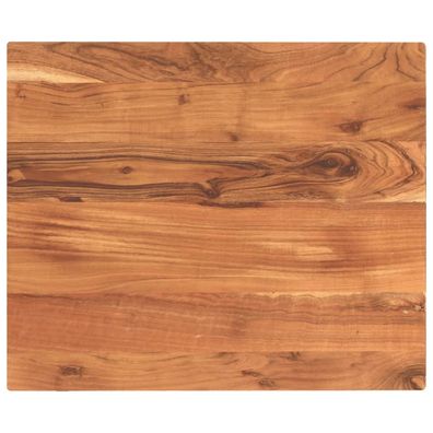 vidaXL Tischplatte 60x50x3,8 cm Rechteckig Massivholz Akazie