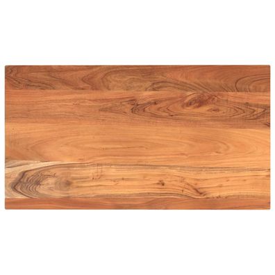 vidaXL Tischplatte 120x70x2,5 cm Rechteckig Massivholz Akazie