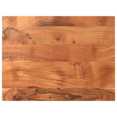 vidaXL Tischplatte 80x50x3,8 cm Rechteckig Massivholz Akazie